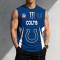 SPECIAL EDITION - NEW CUSTOMIZED NFL17 IDC INDIANAPOLIS COLTS MEN'S GYM SHIRT