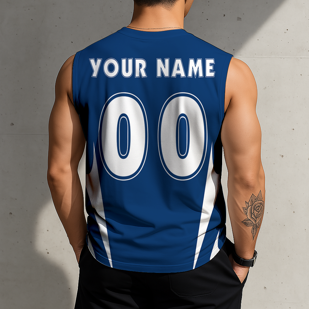 SPECIAL EDITION - NEW CUSTOMIZED NFL17 IDC INDIANAPOLIS COLTS MEN'S GYM SHIRT