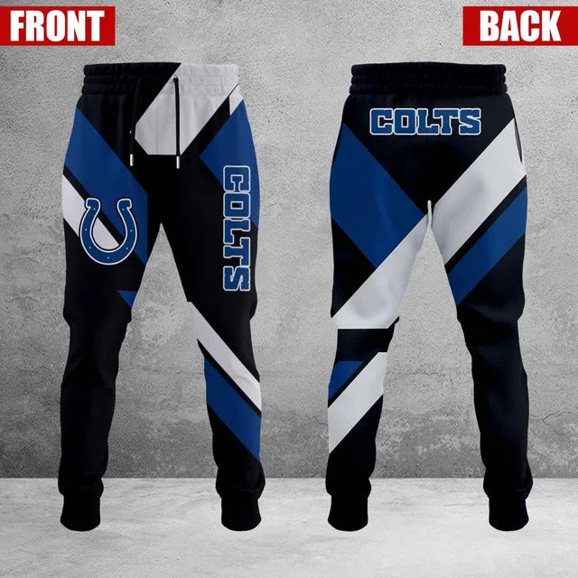 HOT DEAL - NEW CUSTOMIZED NFL17 IDC INDIANAPOLIS COLTS SWEATPANTS