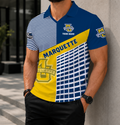 EXCLUSIVE  EDITION - NEW CUSTOMIZED NCAA MAM17 MGE MARQUETTE GOLDEN EAGLES POLO SHIRT