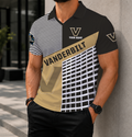 VIRAL EDITION - NEW CUSTOMIZED NCAA CWS17 VDC VANDERBILT COMMODORES POLO SHIRT