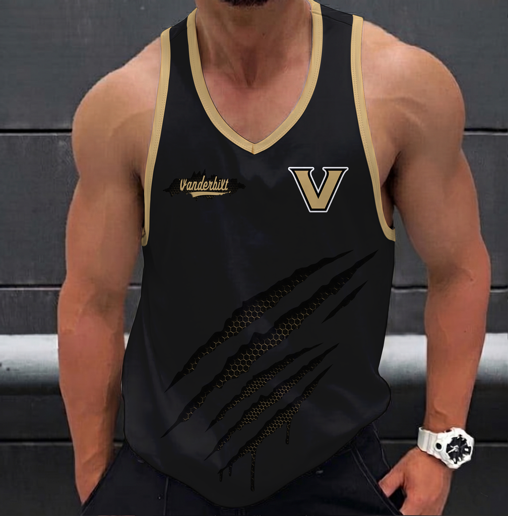 VIRAL EDITION - NEW CUSTOMIZED NCAA CWS17 VDC VANDERBILT COMMODORES UNISEX TANK TOP