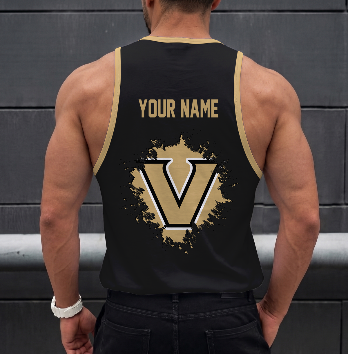 VIRAL EDITION - NEW CUSTOMIZED NCAA CWS17 VDC VANDERBILT COMMODORES UNISEX TANK TOP