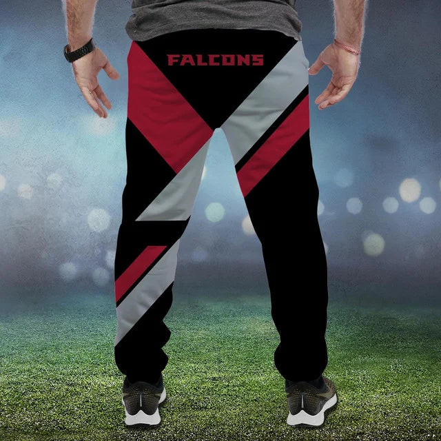 HOT DEAL - NEW CUSTOMIZED NFL18 ATF ATLANTA FALCONS SWEATPANTS