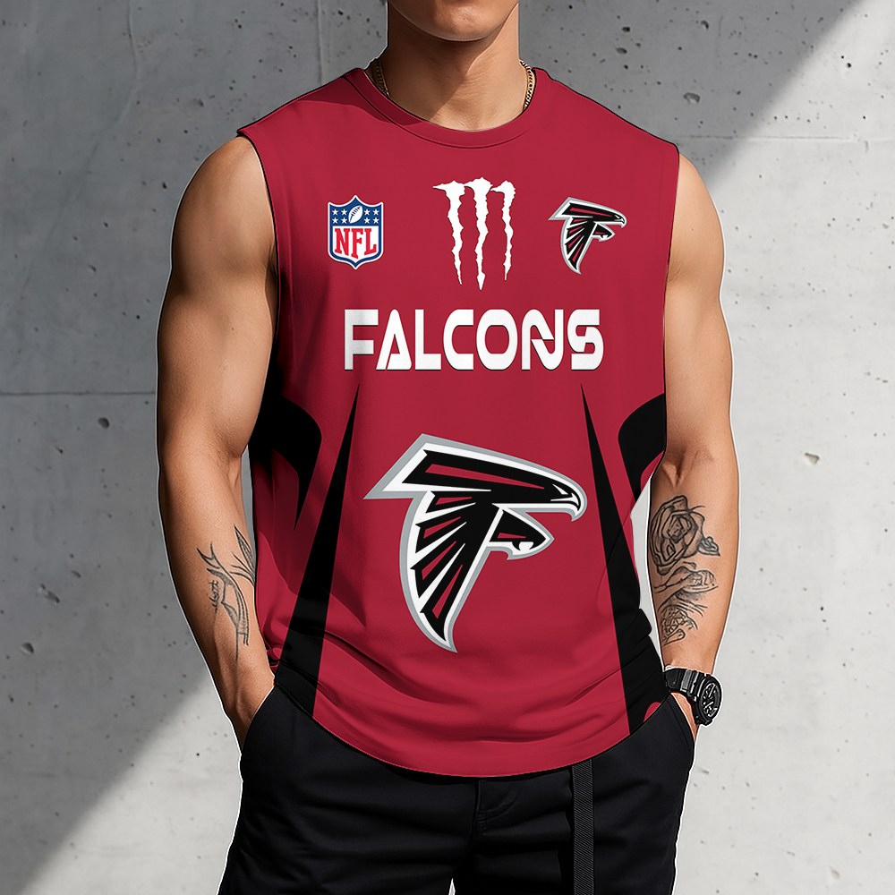 SPECIAL EDITION - NEW CUSTOMIZED NFL18 ATF ATLANTA FALCONS MEN'S GYM SHIRT