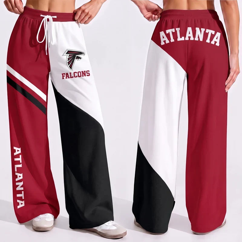 VIRAL EDITION - NEW CUSTOMIZED NFL18 ATF ATLANTA FALCONS WOMEN'S WIDE LEG PANTS
