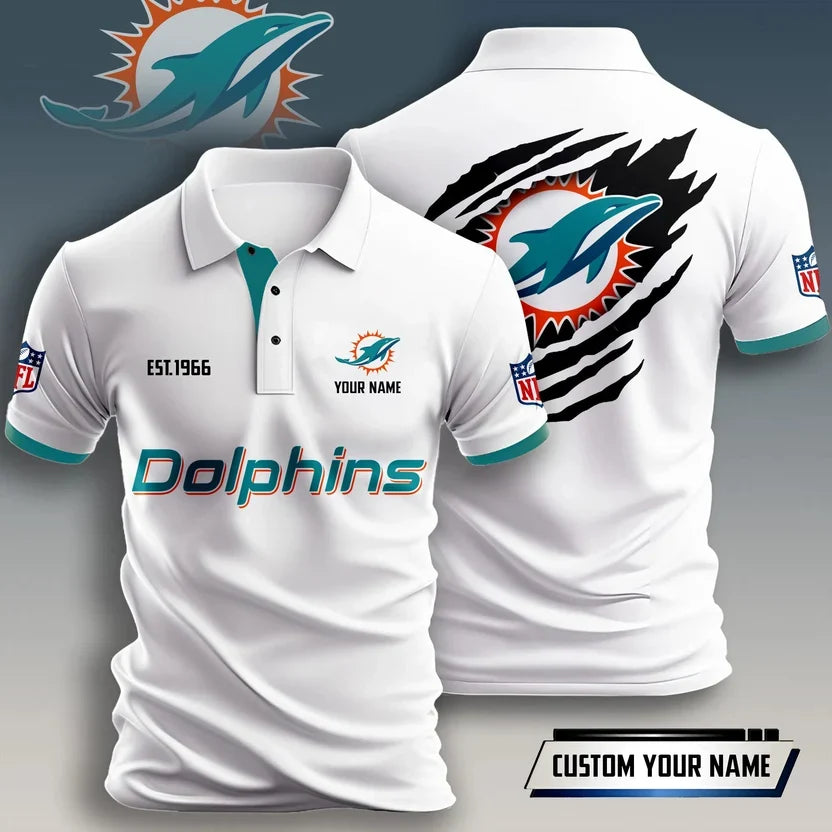 VIRAL EDITION - NEW CUSTOMIZED NFL19 MDP MIAMI DOLPHINS T-SHIRT, POLO SHIRT, ZIP POLO SHIRT, HOODIE, ZIP HOODIE & SWEATSHIRT