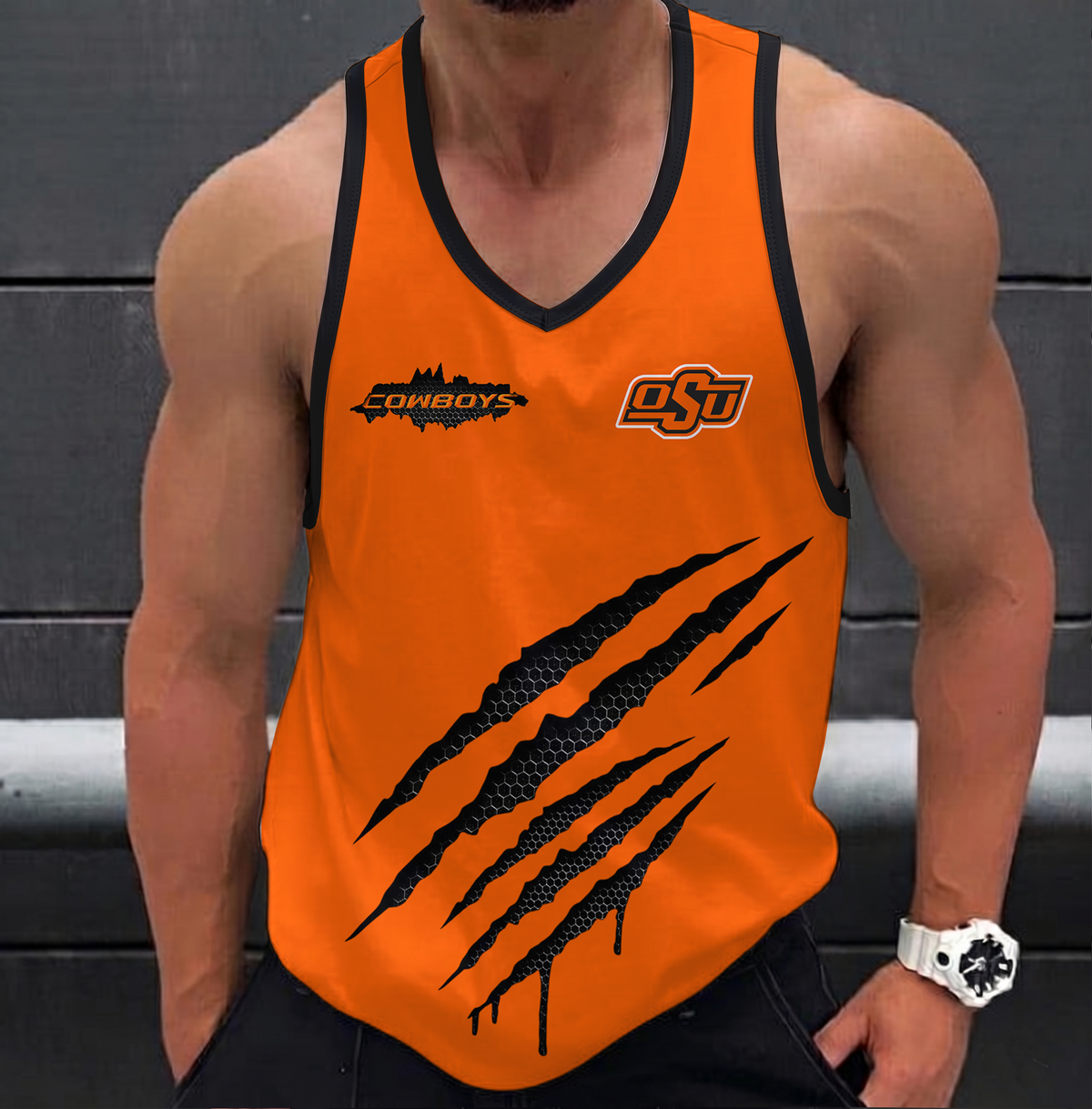 VIRAL EDITION - NEW CUSTOMIZED NCAA CWS19 OSC OKLAHOMA STATE COWBOYS UNISEX TANK TOP