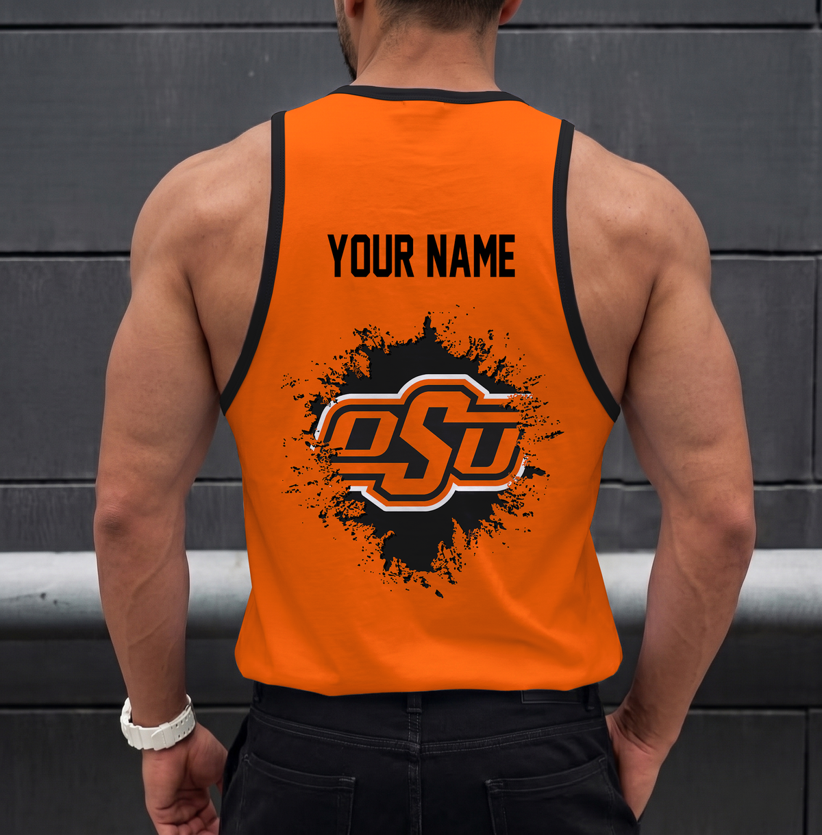 VIRAL EDITION - NEW CUSTOMIZED NCAA CWS19 OSC OKLAHOMA STATE COWBOYS UNISEX TANK TOP