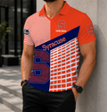 EXCLUSIVE  EDITION - NEW CUSTOMIZED NCAA MAM19 SYO SYRACUSE ORANGE POLO SHIRT