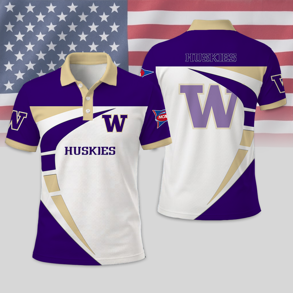 LIMITED EDITION - NEW CUSTOMIZED NCAA FBS19 WSH WASHINGTON HUSKIES POLO SHIRT, ZIP POLO SHIRT, HOODIE, ZIP HOODIE, T-SHIRT & SWEATSHIRT