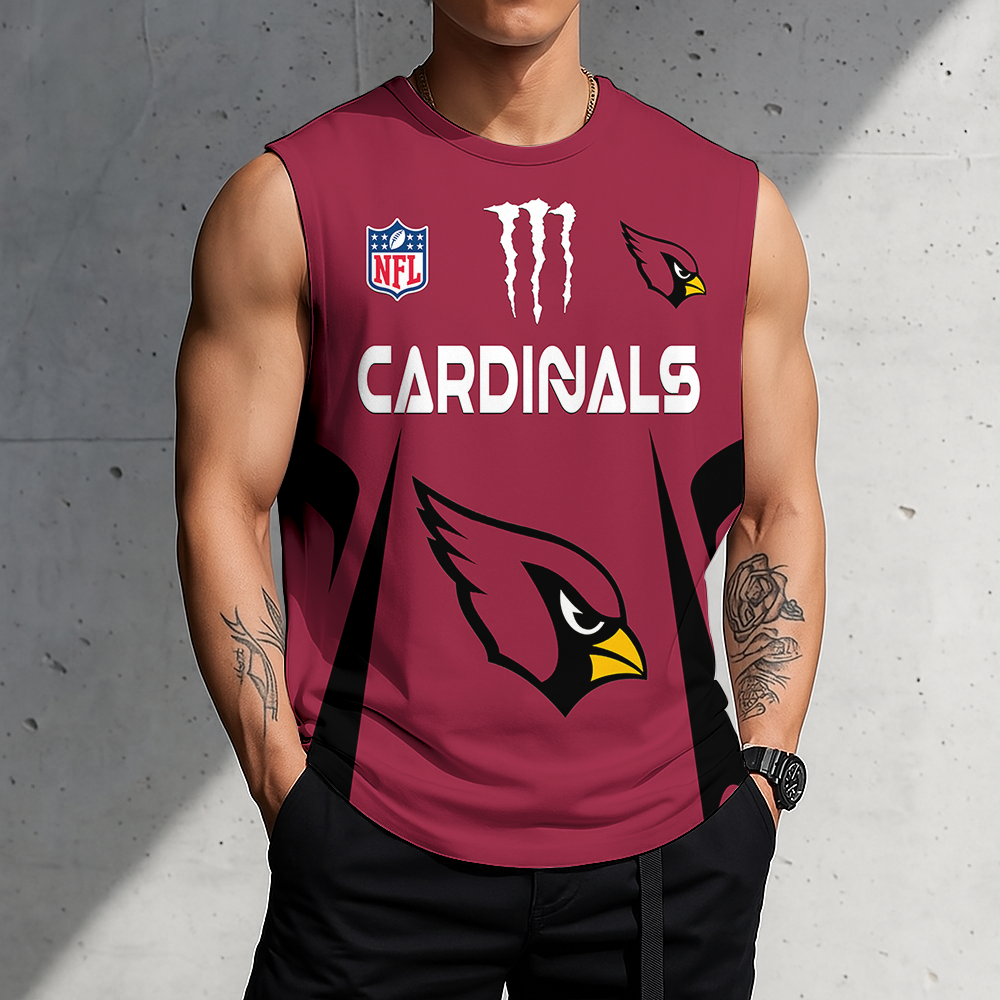 SPECIAL EDITION - NEW CUSTOMIZED NFL20 ARC ARIZONA CARDINALS MEN'S GYM SHIRT