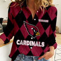 FINAL SALE - NEW CUSTOMIZED NFL20 ARC ARIZONA CARDINALS WOMEN CASUAL SHIRT FOR FAN
