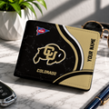 EXCLUSIVE EDITION - NEW CUSTOMIZED NCAA FBS20 CRB COLORADO BUFFALOES LEATHER WALLET
