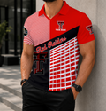 VIRAL EDITION - NEW CUSTOMIZED NCAA CWS20 TRR TEXAS TECH RED RAIDERS POLO SHIRT