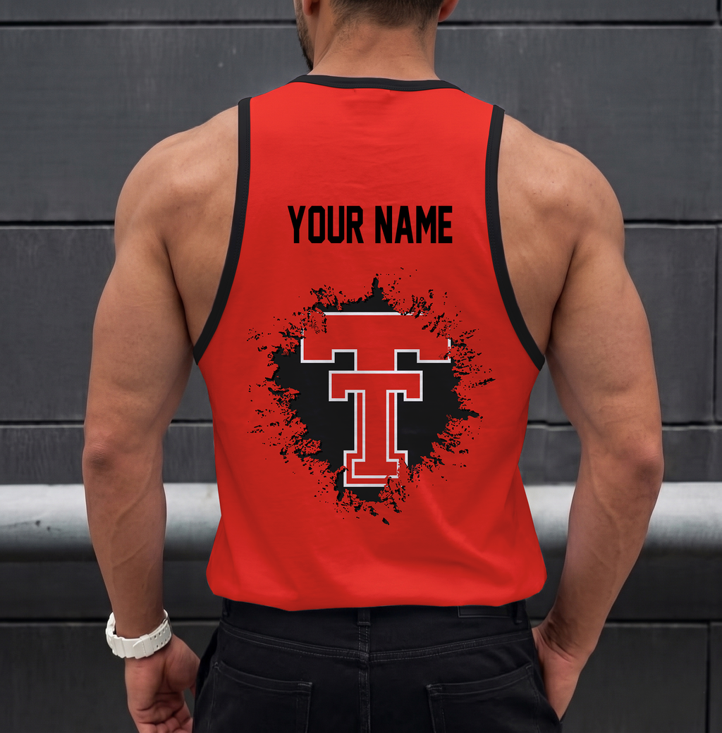 VIRAL EDITION - NEW CUSTOMIZED NCAA CWS20 TRR TEXAS TECH RED RAIDERS UNISEX TANK TOP
