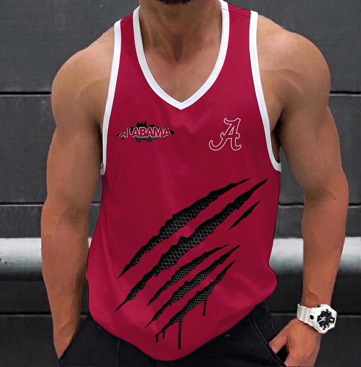 VIRAL EDITION - NEW CUSTOMIZED NCAA CWS21 ABC ALABAMA CRIMSON TIDE UNISEX TANK TOP