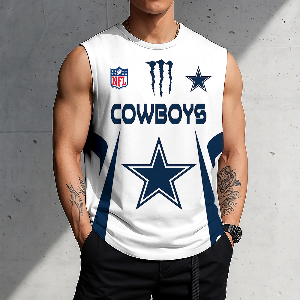 SPECIAL EDITION - NEW CUSTOMIZED NFL21 DCB DALLAS COWBOYS MEN'S GYM SHIRT