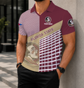 ELITE EDITION - NEW CUSTOMIZED NCAA FBS21 FLS FLORIDA STATE SEMINOLES POLO SHIRT