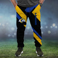 HOT DEAL - NEW CUSTOMIZED NFL22 LAR LOS ANGELES RAMS SWEATPANTS