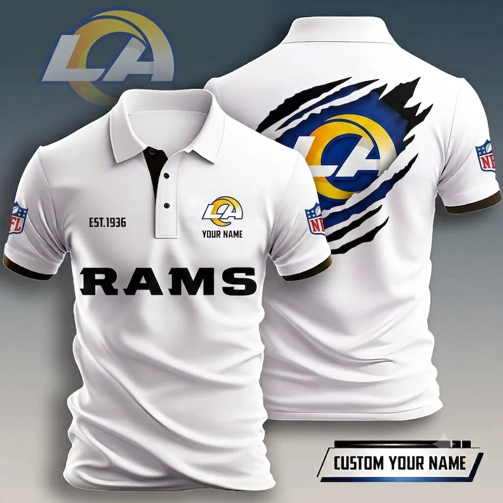 VIRAL EDITION - NEW CUSTOMIZED NFL22 LAR LOS ANGELES RAMS T-SHIRT, POLO SHIRT, ZIP POLO SHIRT, HOODIE, ZIP HOODIE & SWEATSHIRT