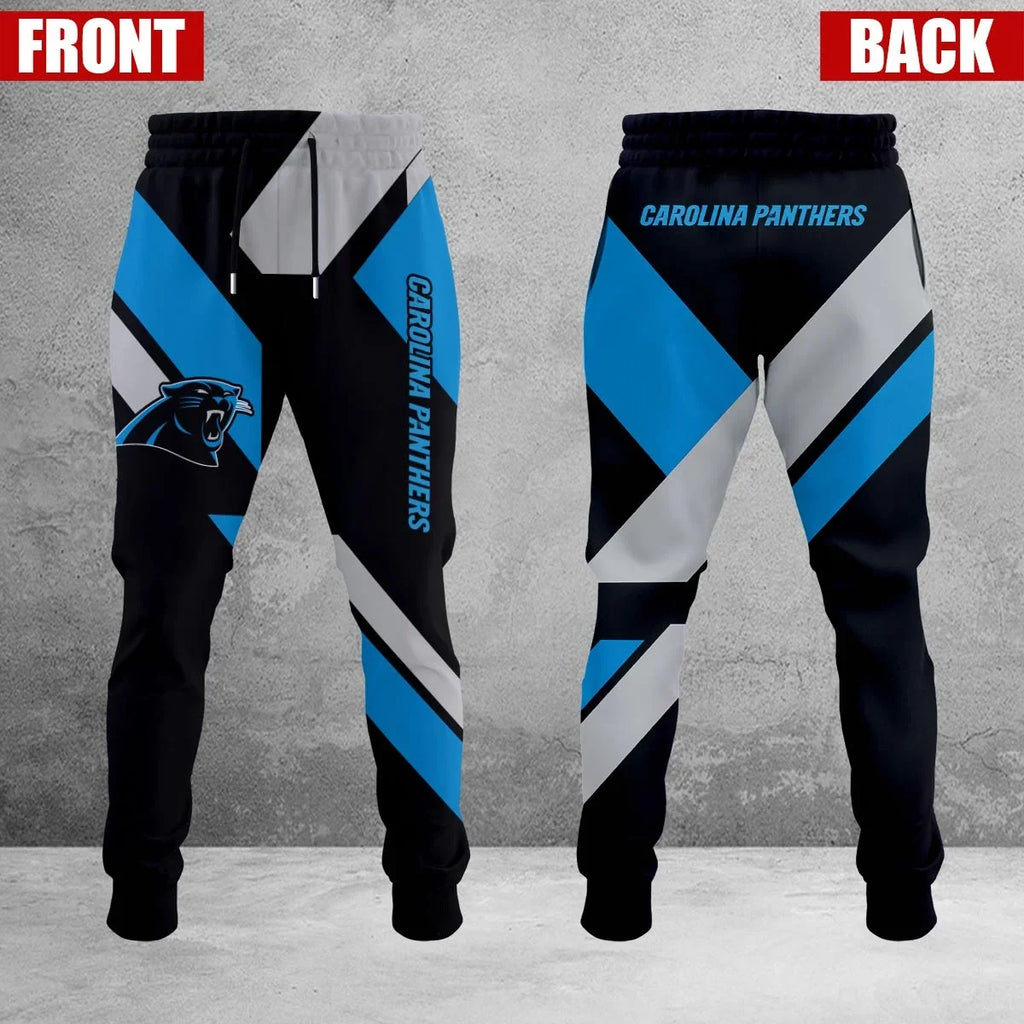 HOT DEAL - NEW CUSTOMIZED NFL23 CLP CAROLINA PANTHERS SWEATPANTS
