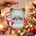 VIRAL EDITION - NEW CUSTOMIZED NBA23 SAS SAN ANTONIO SPURS CHRISTMAS ACRYLIC ORNAMENT