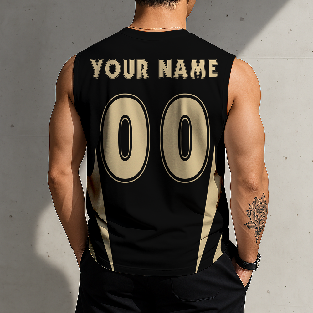 SPECIAL EDITION - NEW CUSTOMIZED NFL24 NOS NEW ORLEANS SAINTS MEN'S GYM SHIRT