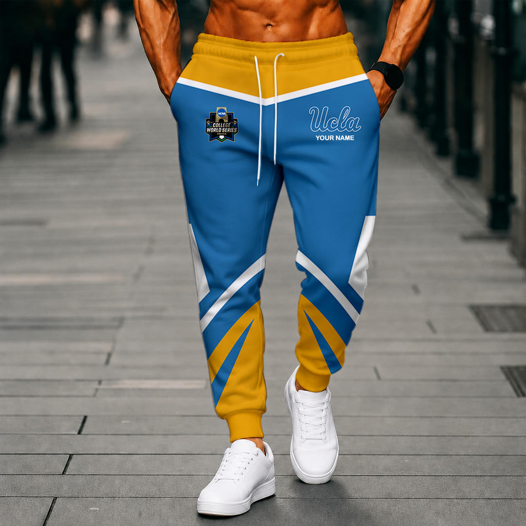 VIRAL EDITION - NEW CUSTOMIZED NCAA CWS24 UCB UCLA BRUINS SWEATPANTS