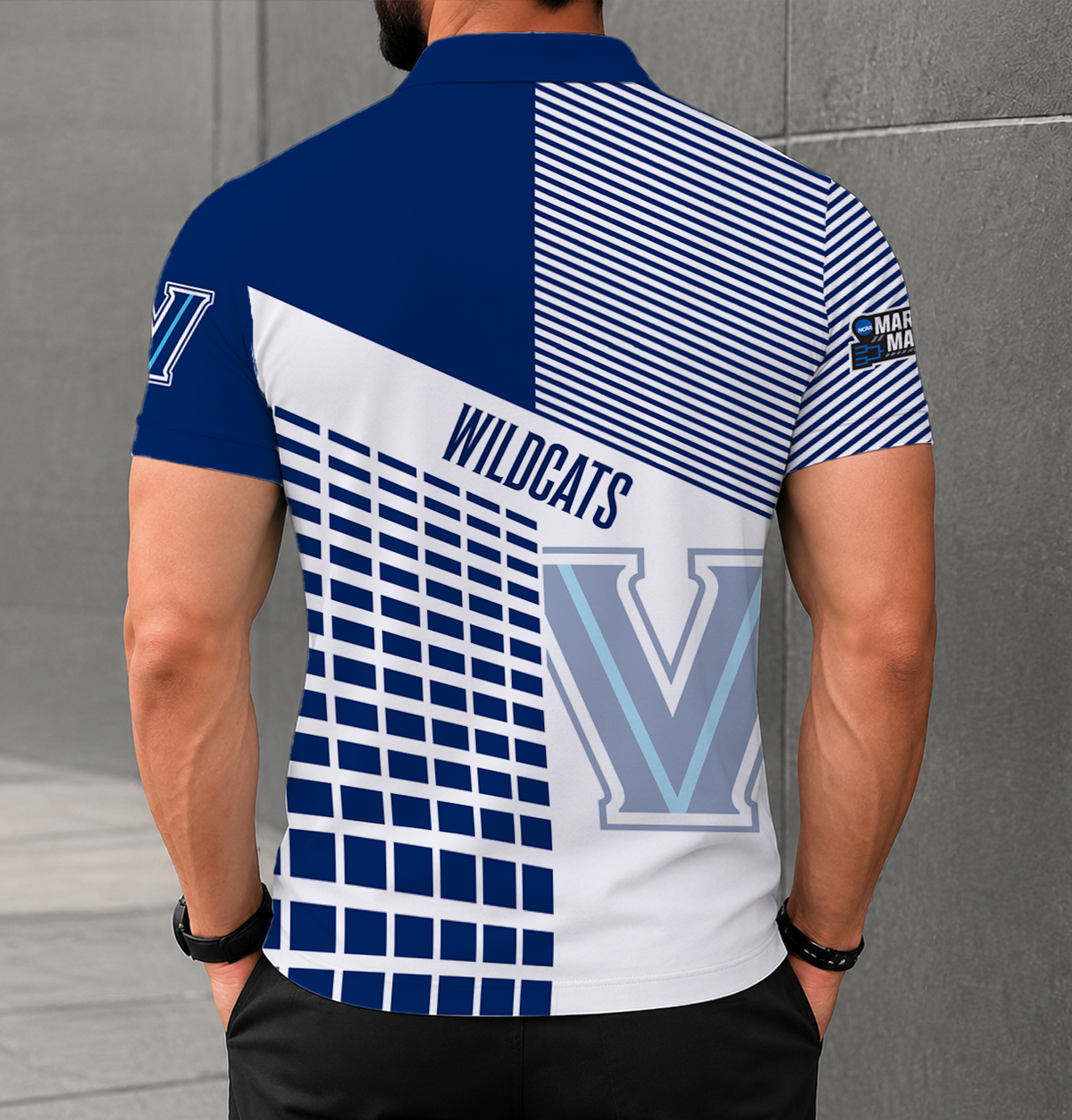 EXCLUSIVE  EDITION - NEW CUSTOMIZED NCAA MAM24 VIW VILLANOVA WILDCATS POLO SHIRT