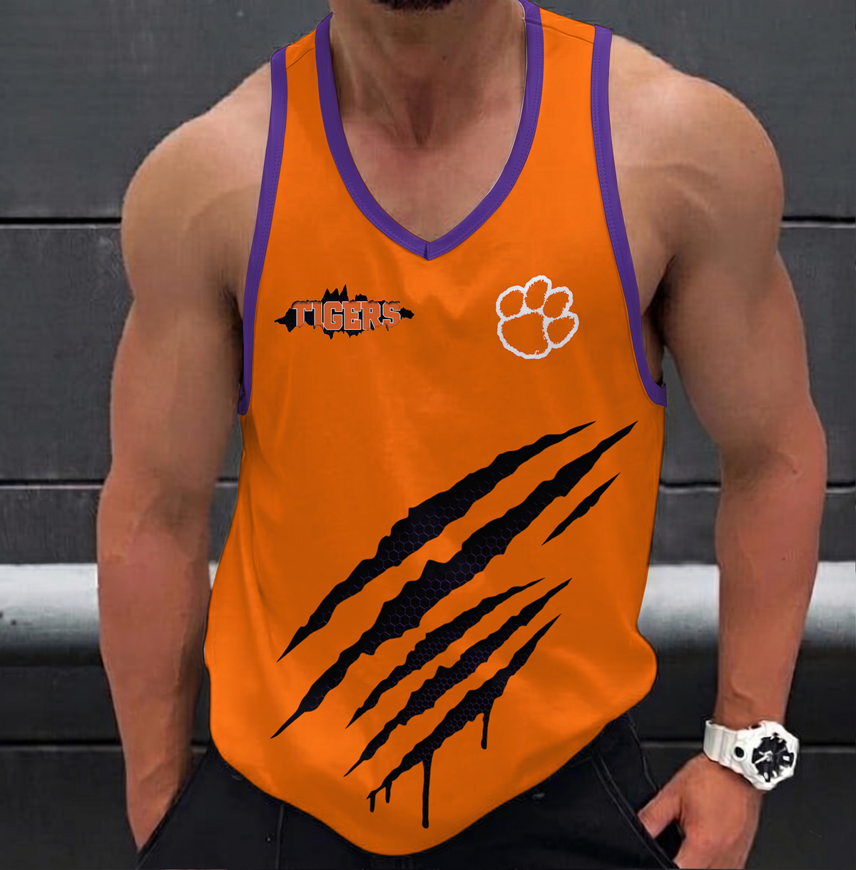 VIRAL EDITION - NEW CUSTOMIZED NCAA CWS25 CST CLEMSON TIGERS UNISEX TANK TOP
