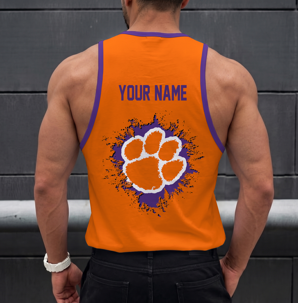 VIRAL EDITION - NEW CUSTOMIZED NCAA CWS25 CST CLEMSON TIGERS UNISEX TANK TOP