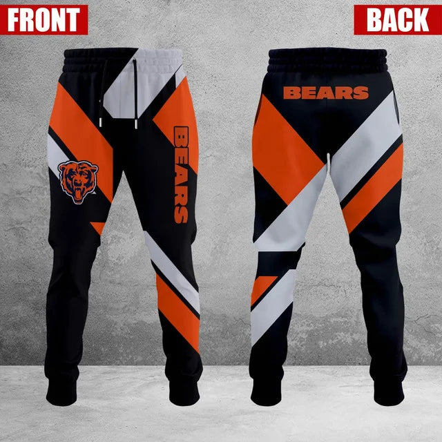 HOT DEAL - NEW CUSTOMIZED NFL26 CCB CHICAGO BEARS SWEATPANTS