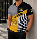 ELITE EDITION - NEW CUSTOMIZED NCAA FBS26 MST MISSOURI TIGERS POLO SHIRT