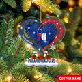 FLASH SALE - NEW CUSTOMIZED NBA26 P76 PHILADELPHIA 76ERS CHRISTMAS ACRYLIC ORNAMENT