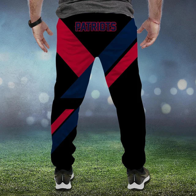 HOT DEAL - NEW CUSTOMIZED NFL27 NEP NEW ENGLAND PATRIOTS SWEATPANTS