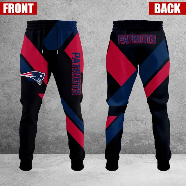 HOT DEAL - NEW CUSTOMIZED NFL27 NEP NEW ENGLAND PATRIOTS SWEATPANTS