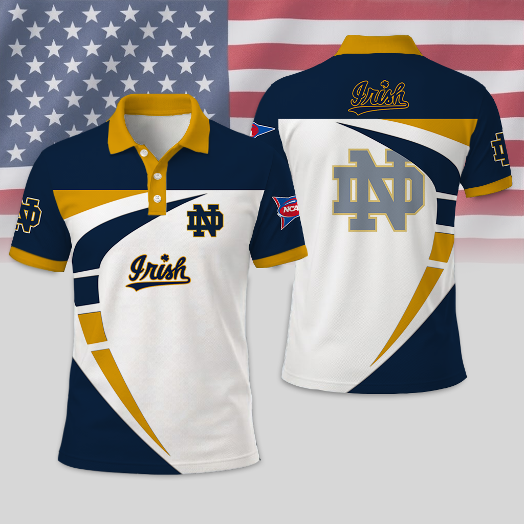 LIMITED EDITION - NEW CUSTOMIZED NCAA FBS28 NFI NOTRE DAME FIGHTING IRISH POLO SHIRT, ZIP POLO SHIRT, HOODIE, ZIP HOODIE, T-SHIRT & SWEATSHIRT