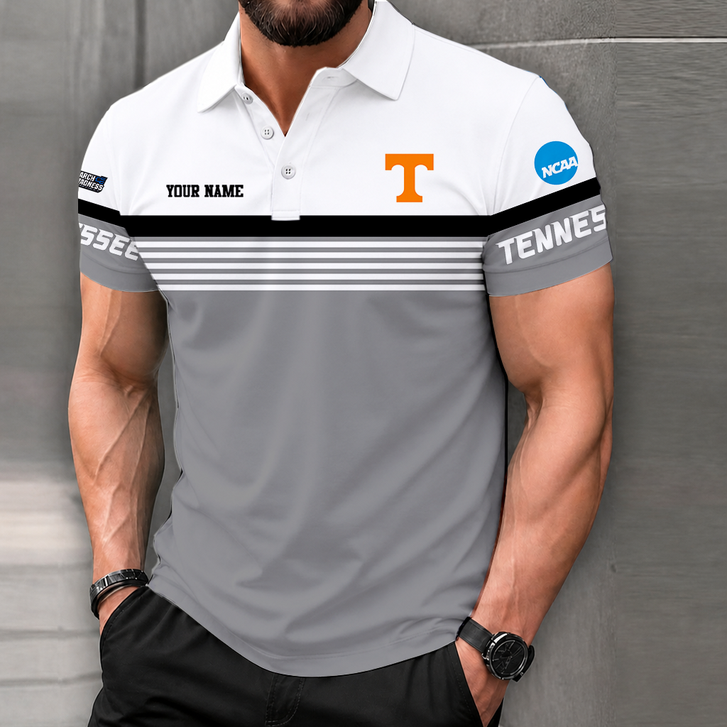 SPECIAL EDITION - NEW CUSTOMIZED NCAA MAM28 TNV TENNESSEE VOLUNTEERS POLO SHIRT