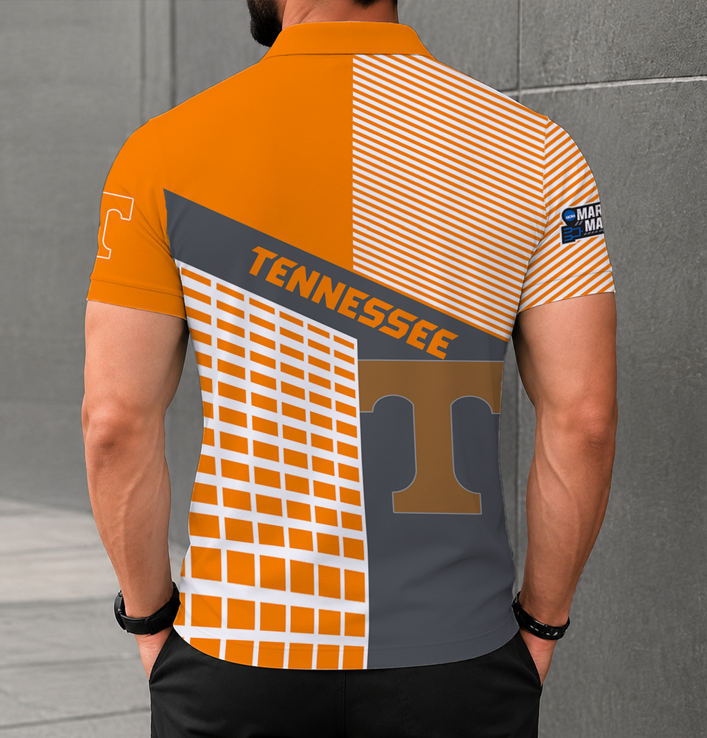 EXCLUSIVE  EDITION - NEW CUSTOMIZED NCAA MAM28 TNV TENNESSEE VOLUNTEERS POLO SHIRT