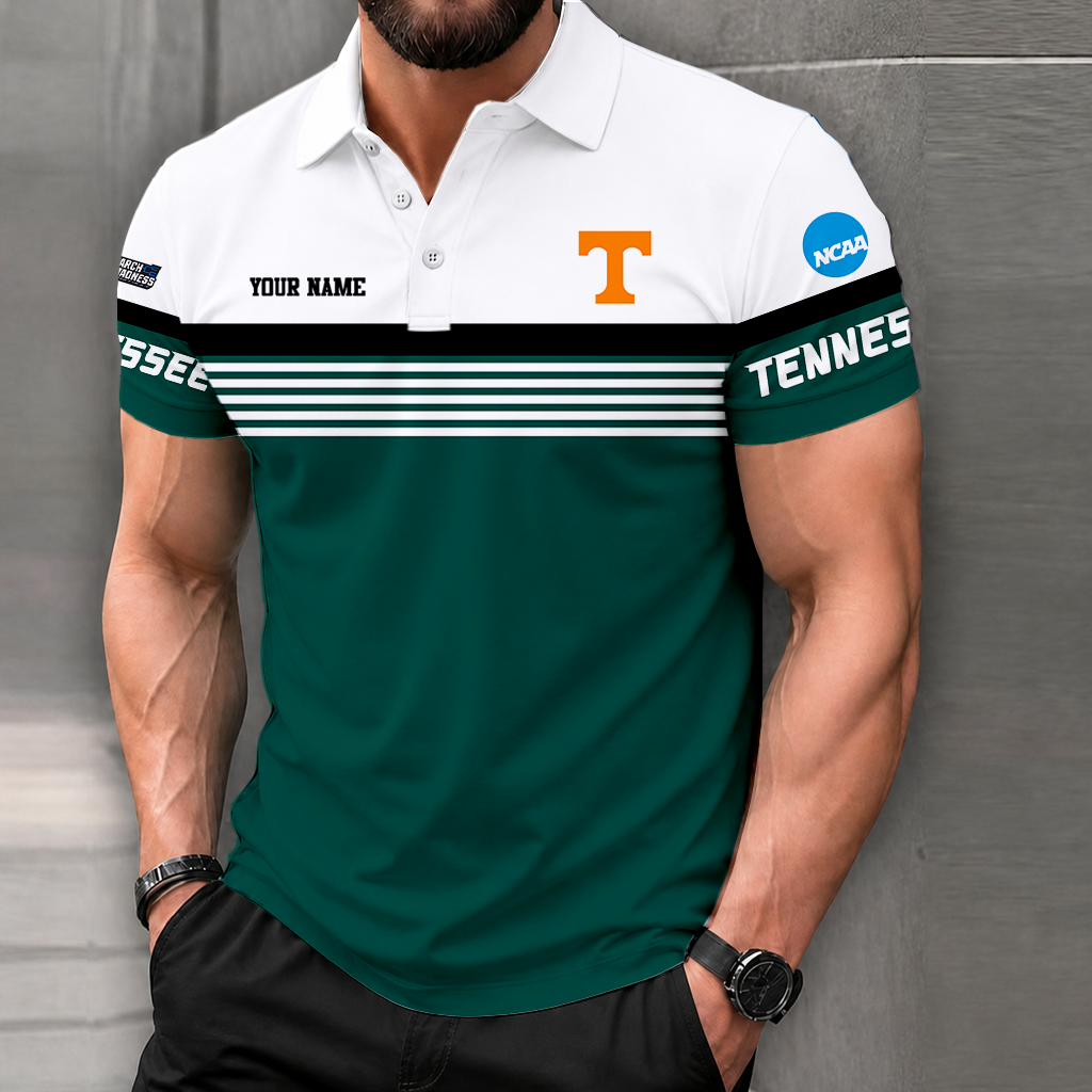 SPECIAL EDITION - NEW CUSTOMIZED NCAA MAM28 TNV TENNESSEE VOLUNTEERS POLO SHIRT
