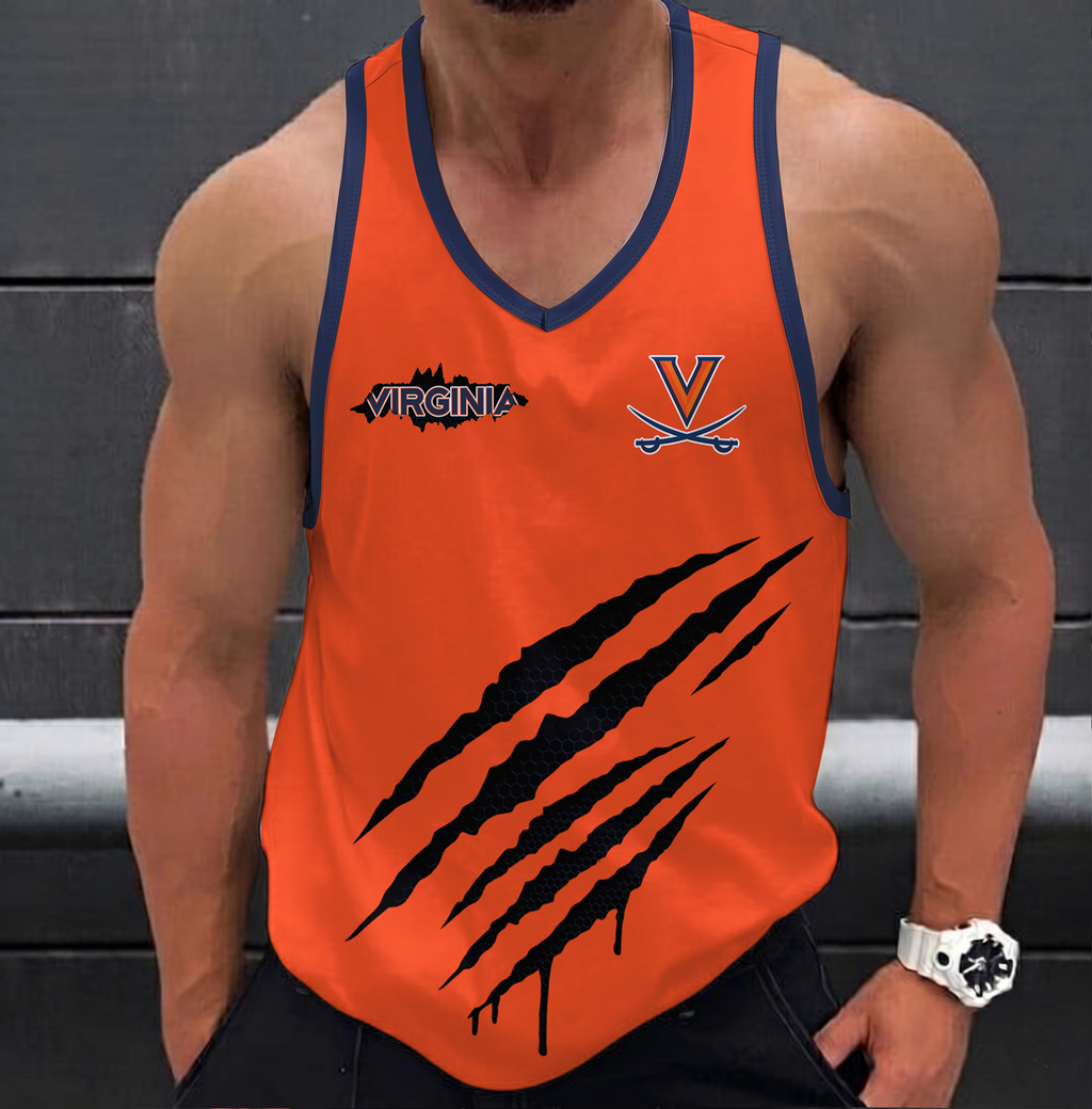 VIRAL EDITION - NEW CUSTOMIZED NCAA CWS28 VIC VIRGINIA CAVALIERS UNISEX TANK TOP