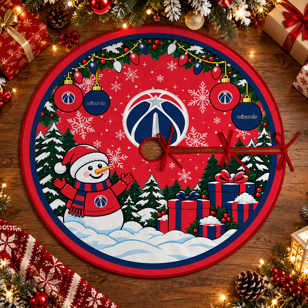 [FAN FAVORITE] NEW CUSTOMIZED NBA28 WWI WASHINGTON WIZARDS CHRISTMAS TREE SKIRT