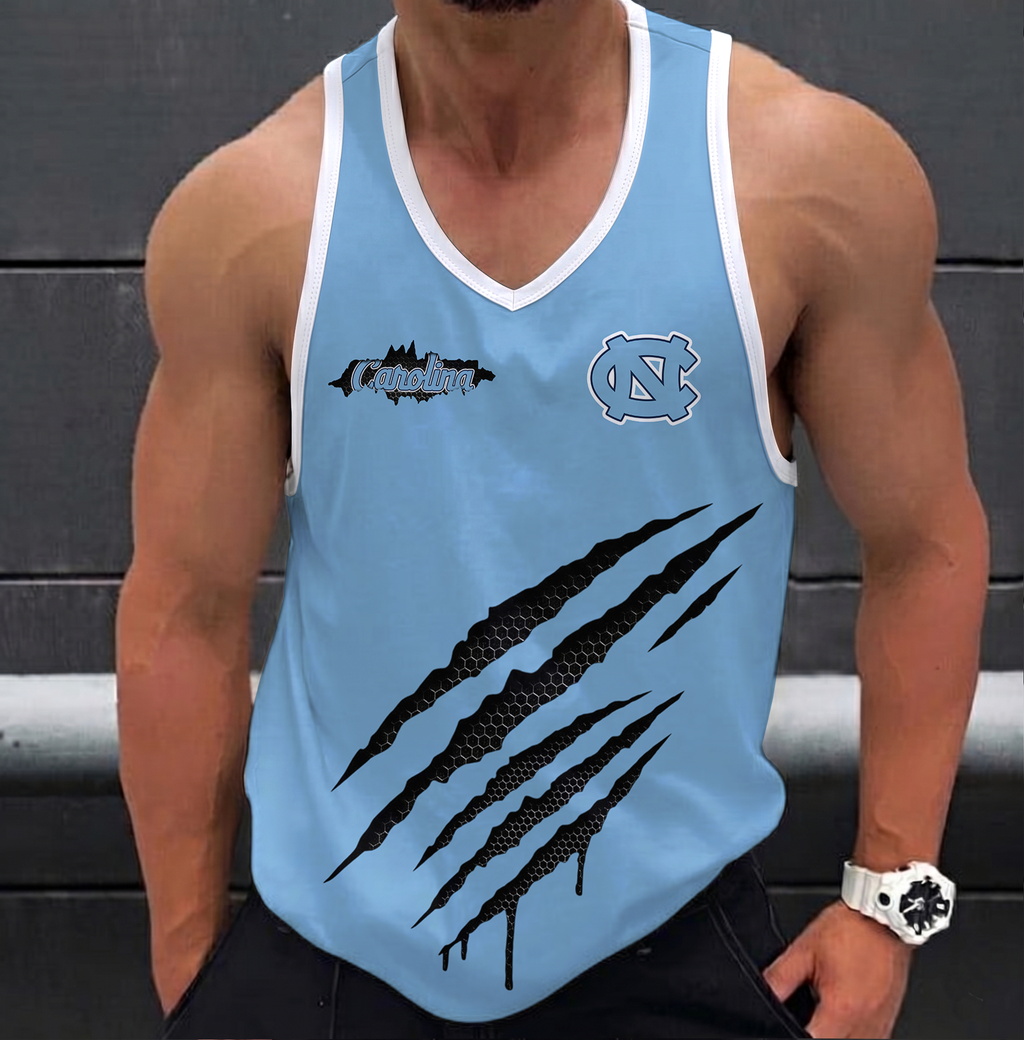VIRAL EDITION - NEW CUSTOMIZED NCAA CWS29 NTH NORTH CAROLINA TAR HEELS UNISEX TANK TOP