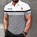 VIRAL EDITION - NEW CUSTOMIZED NFL05 MVK MINNESOTA VIKINGS POLO SHIRT