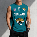 SPECIAL EDITION - NEW CUSTOMIZED NFL30 JSJ JACKSONVILLE JAGUARS MEN'S GYM SHIRT