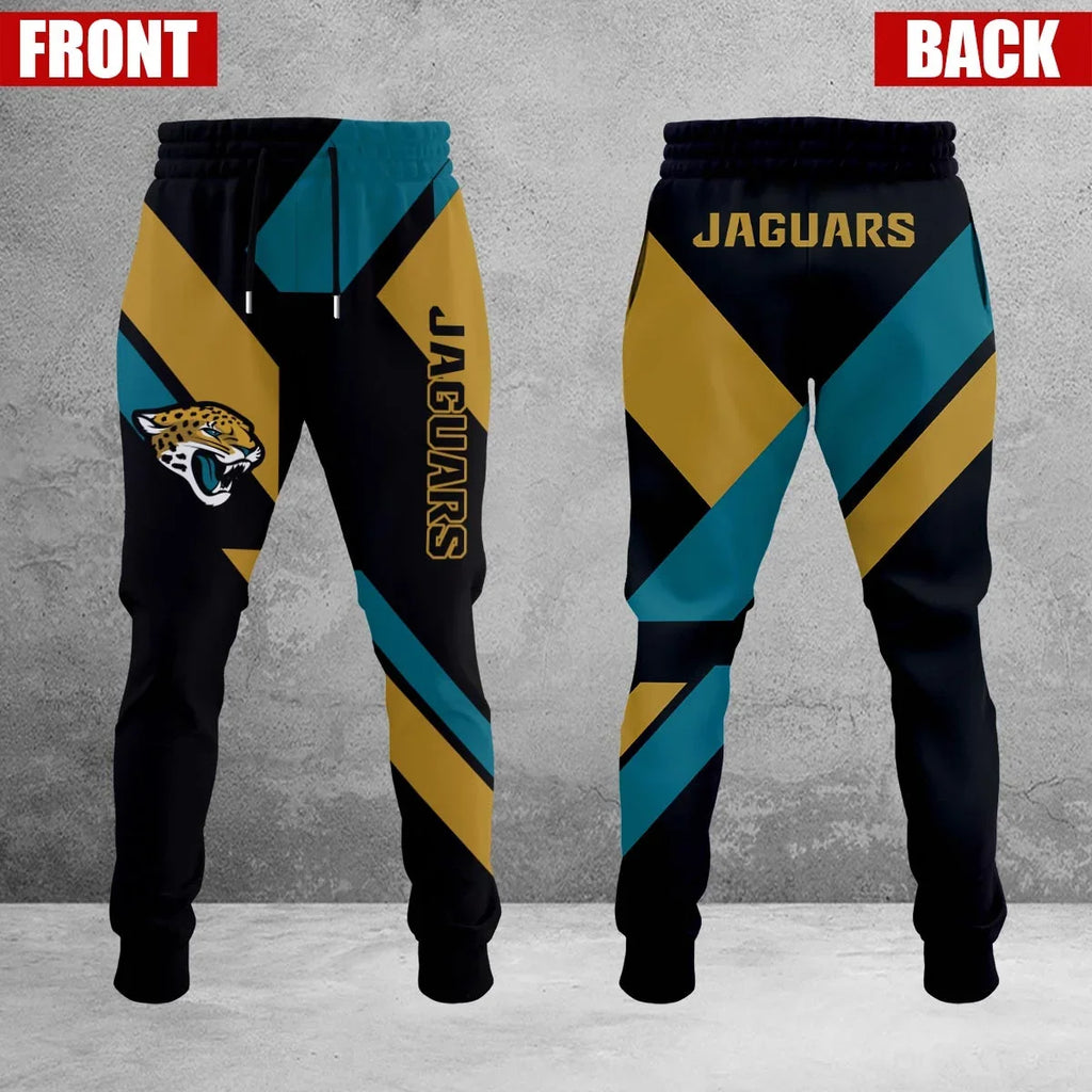 HOT DEAL - NEW CUSTOMIZED NFL30 JSJ JACKSONVILLE JAGUARS SWEATPANTS