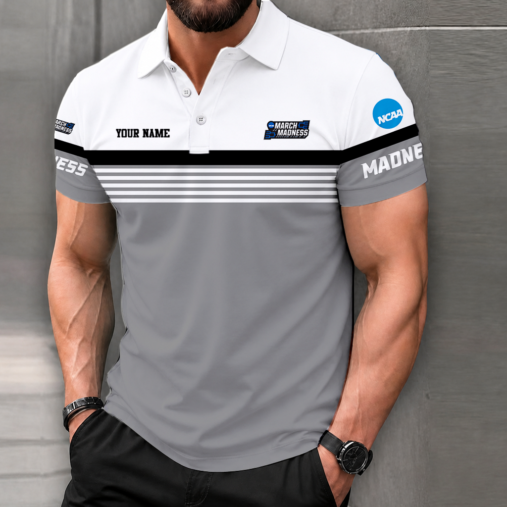 SPECIAL EDITION - NEW CUSTOMIZED NCAA MAM31 MAM MARCH MADNESS POLO SHIRT