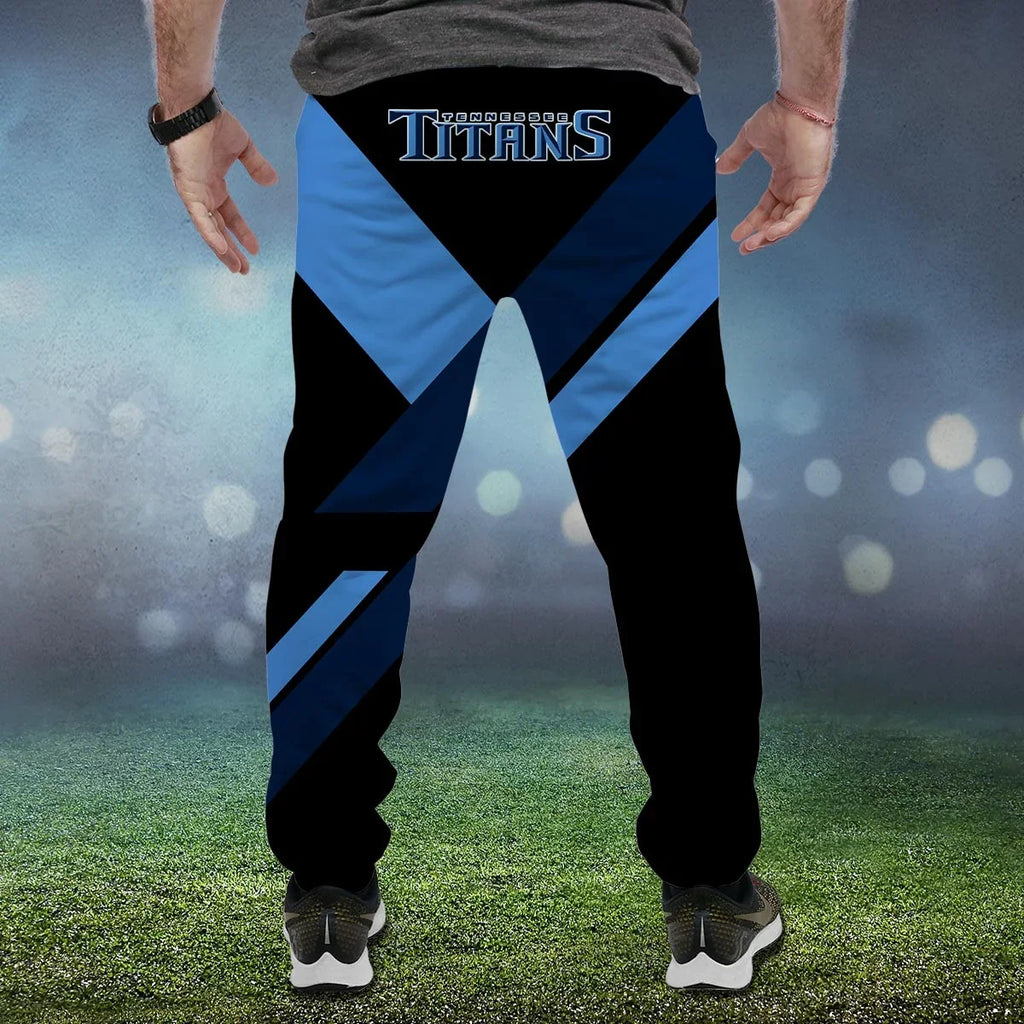 HOT DEAL - NEW CUSTOMIZED NFL31 TST TENNESSEE TITANS SWEATPANTS