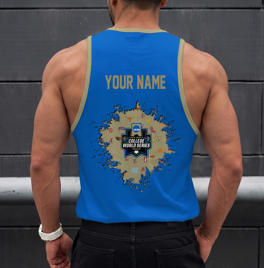 VIRAL EDITION - NEW CUSTOMIZED NCAA CWS32 ALL TEAM UNISEX TANK TOP